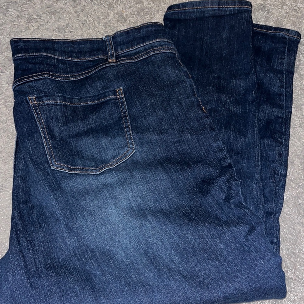 Girlfriend, denim jeans